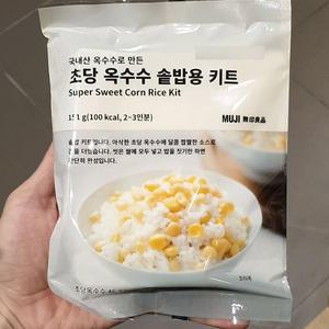 무인양품 초당 옥수수 솥밥용 키트 151g