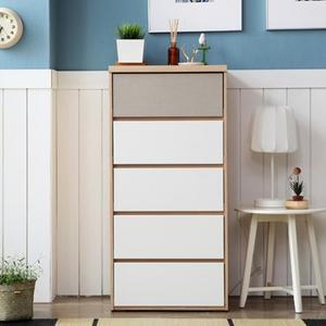 [보루네오]무디 위크 속깊은 5단 서랍장 (가로 60cm, 높이 1.2m, 깊이 50cm)