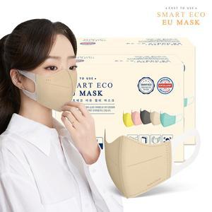 [스마트에코] 이유 성인용 베이지 100매 새부리형 마스크