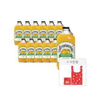 분다버그 트로피컬망고, 375ml, 12개 + 증정(바쿠백(장바구니), 주문시 100% 증정)