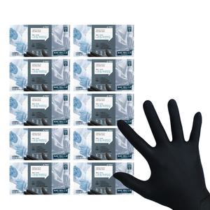 1000매 (100매X10팩)_블랙 니트릴장갑 일회용 위생장갑 고무 라텍스글러브 미용 요리 식품용