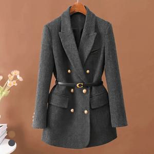 [클라쎄]클라셰 시크클래식헤링본자켓+벨트SET_B4M2599