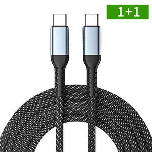 [OMT]1+1 CtoC타입 100W PD 5A 고속충전케이블 1M 핸드폰 충전기