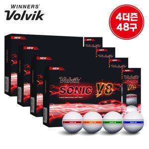 (4더즌 48구) 볼빅 골프공 소닉 V8 소프트 트랙 2피스