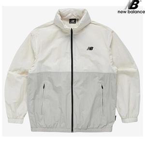 [뉴발란스] NBNMD21023-GR 에센셜 윈드브레이커 공용 트레이닝 자켓 바람막이