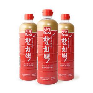 한라식품 한라 참치액 900ml x3개