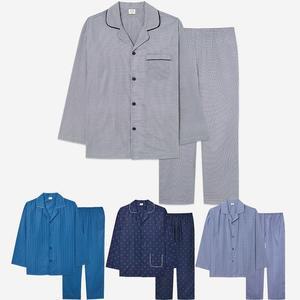 남성 순면 주자직 나염 봄 가을 간절기 잠옷 상하 파자마 세트 잠옷선물