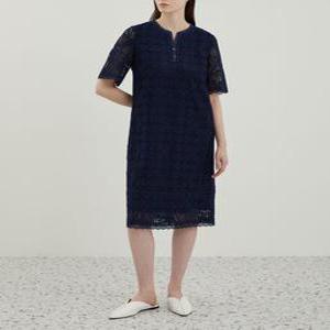 올리비아로렌 / A라인 레이스 원피스 VOPOA4M4221 / 애플아울렛 ( 네이비 )