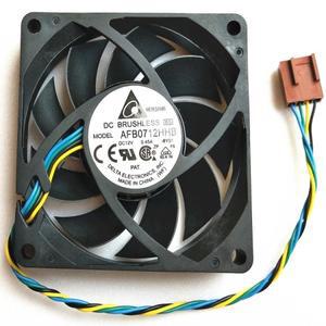오리지널 afb0712hhb 0.45a cpu 방열판 7015 4 니들 볼 팬 pwm 70x70x15mm 4PIN