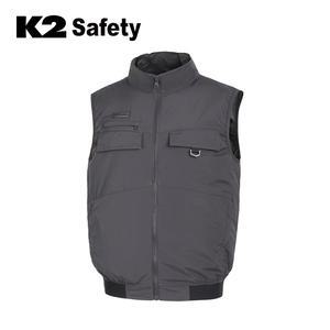K2 Safety 에어윈드베스트2 (CHARCOAL) 차콜 여름 선풍기 조끼