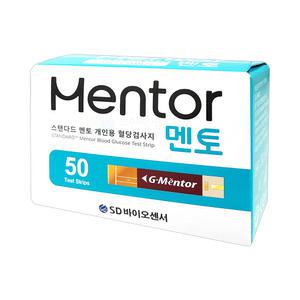 SD바이오센서 스탠다드 멘토 개인용혈당측정검사지 50매입