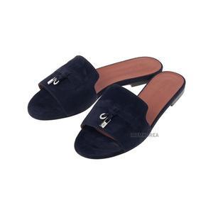 [로로피아나](김해점) SS25 여성 썸머 참스 워크 슬리퍼 FAI6407 W000