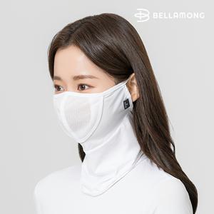국산 벨라몽골프 특허 새부리형 UV 자외선 햇빛차단 쿨 마스크 효성원사 KC인증 이지오픈 목토시 PTS 솔리드 화이트 남녀공용