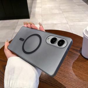 갤럭시 s20 s21 s22 s23 s24 fe s25 플러스 울트라 에지 하드 PC Magsafe 커버 용 매트 골드 블랙 마그네틱 케이스
