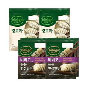 [CJ제일제당][T]비비고 왕교자 1.05kg x2봉 + 한섬만두 384g x4봉