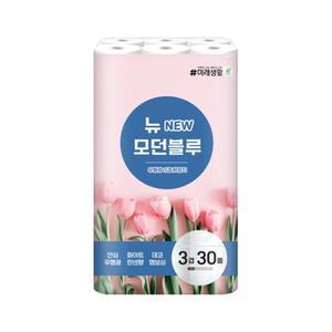 미래 생활 뉴 모던 블루 두루마리 휴지 3겹 화장지 30롤/롤/화장실/두루말이휴지/티슈/회장지/화장실용/두