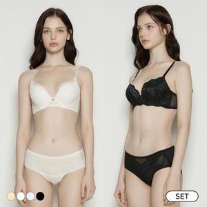[EBLIN]에블린 메리메 퓨어썸데이 와이어 볼륨브라팬티 EBBREA5H2Q