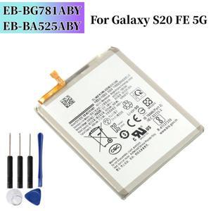 새 교체 배터리 EB-BG781ABY EB-BA525ABY 갤럭시 S20 FE 5G SM-G781 A52 SM-A526/DS 4500mAh 배터리 + 도구
