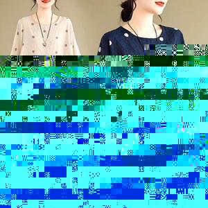 [루미루나]루즈핏도트블라우스2종