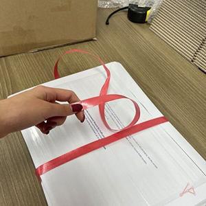 고품질 포장용끈 박스 책포장 빨간색 적끈 벤딩근 190M 포장용적끈 박스끈 밴딩끈 포장용노끈 WF40DBB
