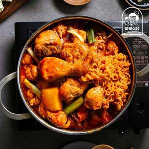 [아빠식당]6분 뚝딱 뚝배기 닭볶음탕 600g 3팩