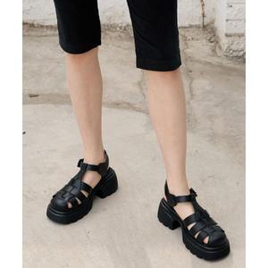 질바이질스튜어트 JILL BY JILLSTUART [테브] 블랙 플랫폼 피셔맨 샌들 JLSO5F625BK 123249