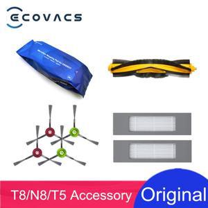 Deebot 로봇 청소기용 정품 ECOVACS OZMO T9 AIVI 950 Pro 액세서리 부품, 대 메인 사이드 브러시 필터 옵