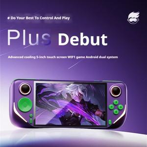 E6plus 듀얼 시스템 핸드헬드 장치 멀티 터치 와이파이 TV 갓 오브 워 PSP 고화질 게임 콘솔 5 신제품