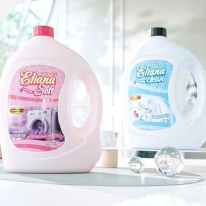 엘리아나 클린 끝장세제 2.5L 4개+섬유유연제 1개/ 대용량세제 운동화 세탁 속옷 빨래