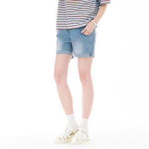 [체이스컬트] [2color] 여자 롤업 데님 반바지