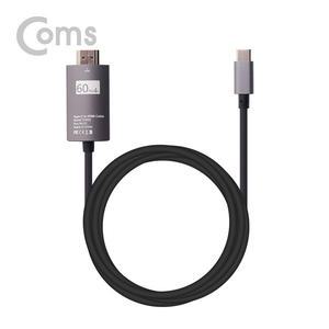 Coms C타입 to HDMI 2.0 컨버터 2M 미러링 ZW367