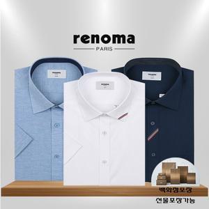 [레노마](강남점) 남성 반소매 링클프리 스판 구김적은 케주얼 셔츠/남방