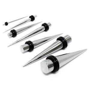 1.2~10mm 써지컬스틸 피어싱 확장기 익스펜더 실버