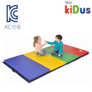 KC인증 키더스 4단 체조 매트 접이식매트 유아 놀이