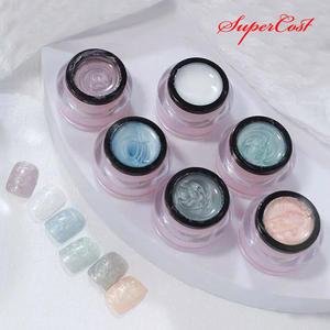네일아트 진주 펄 머메이드 인어공주 젤 6종 8ml 통젤