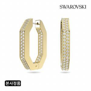 [/본사정품] Dextera 골드 톤 후프 귀걸이 M 5639098