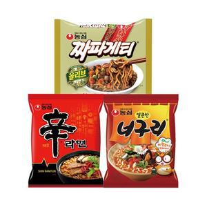 신라면 5입 + 너구리 5입 + 짜파게티 5입