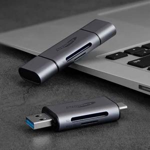 2in1 OTG 카드 리더기 C타입 마이크로 SD 카드 usb 리더기 블랙박스 핸드폰 연결