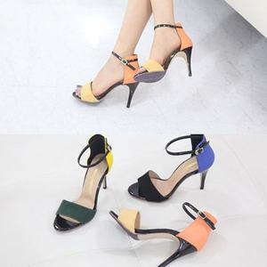 [NS홈쇼핑][애슬릿] 배색 발목 스트랩 샌들 9cm[29702834]