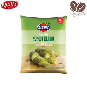 리치스 오이피클 파우치 3kg 슬라이스피클