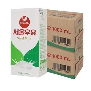 서울우유 멸균우유 1000ml x 10입