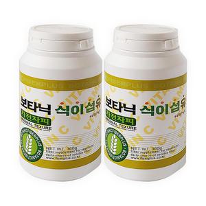 보타닉 화이버 차전자피 식이섬유 비타민c 360g 2개