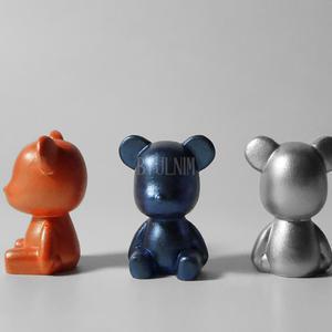 베어브릭 3D 수제몰드 3구 (자체제작) 석고방향제 만들기 캔들 비누 초콜릿 diy