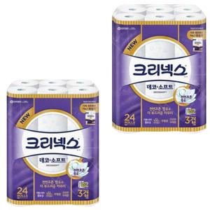 크리넥스 데코 앤 소프트 35m (24롤)