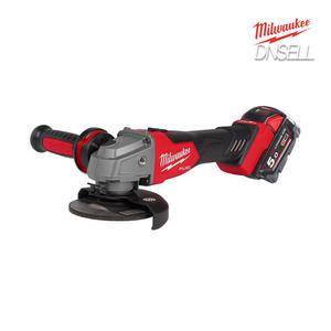 밀워키 M18 BLSAG100X-502X 브러쉬리스 4인치 앵글 그라인더 풀세트 전동공구