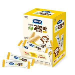 [신세계몰]A 아이얌 구워만든 순곡물바 바나나 대용량팩(50입)