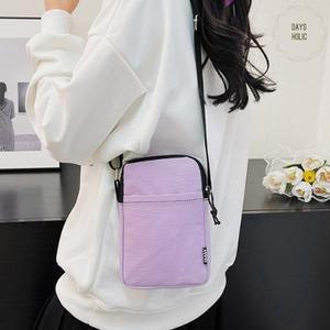 핸드폰 천가방 패브릭 미니휴대폰가방 여성 폰크로스백