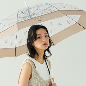 Wpc.우산 냥브렐라 고양이 튼튼한 투명우산 비닐 장우산 PT-OM05-001