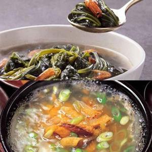 [육수본가] 보리새우아욱국 500g x3팩 + 황태국 430g x3팩