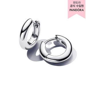 [판도라][백화점 보증서 제공]라운드 후프 이어링_293320C00